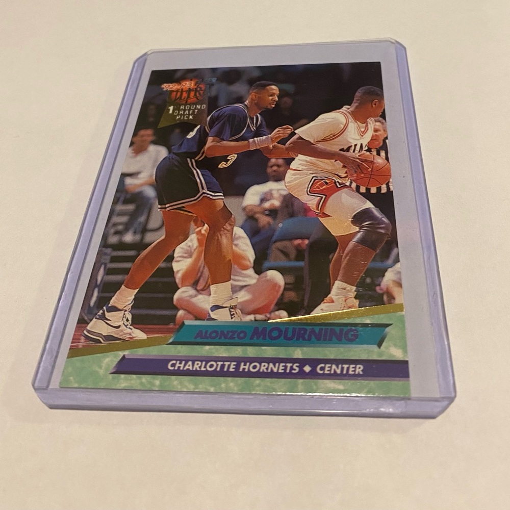 Alonzo Mourning Rookie 1993 Fleer Ultra RC Mint Condition Vintage